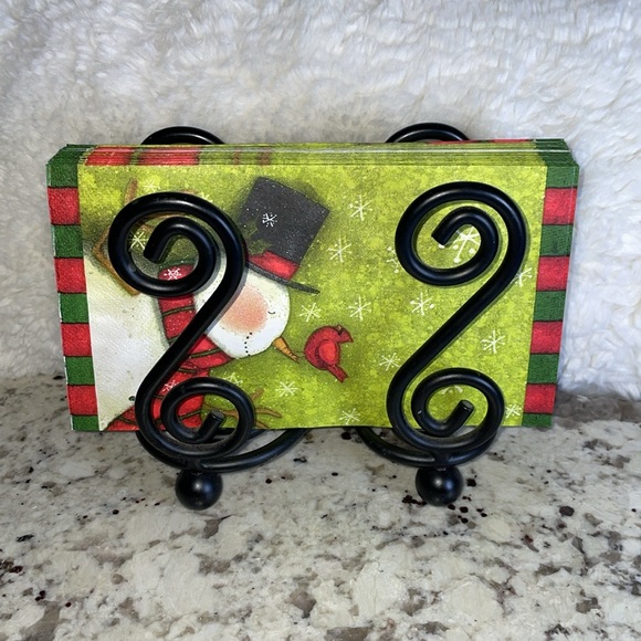 NWOT Black napkin holder. - Picture 1 of 5